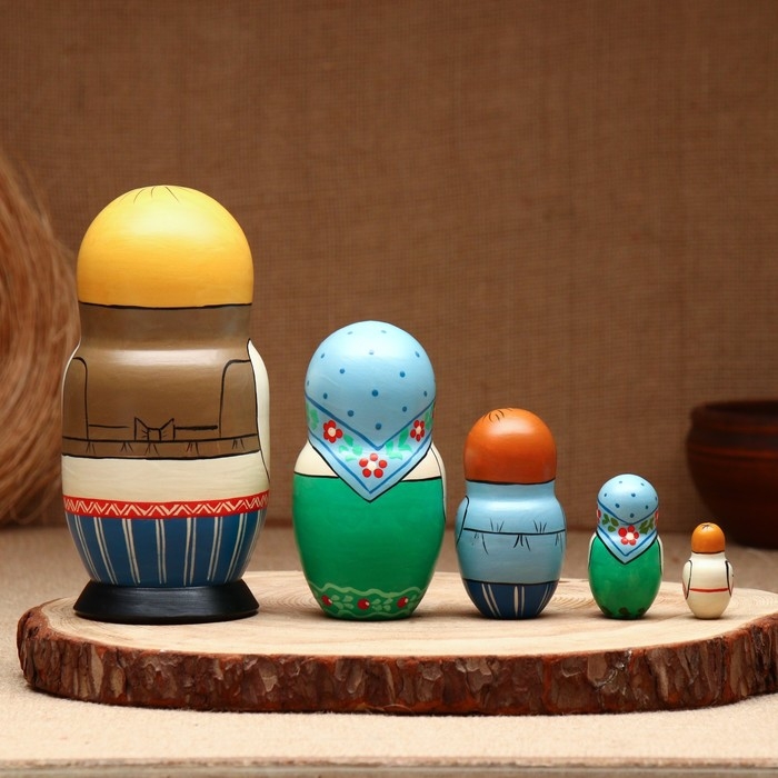 Матрёшка &laquo;Старорусская Матрёшка&raquo;, 5 кукольная, люкс