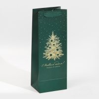 Пакет под бутылку &laquo;Тепла и уюта&raquo;, 13 х 36 х 10 см, Новый год