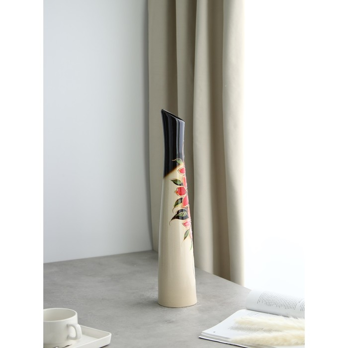 Ваза керамическая "Беатриче", напольная, разноцветная, 46 см, авторская работа