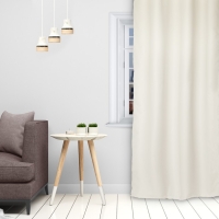 Штора портьерная &laquo;Этель&raquo; 250&times;265 см, двусторонний блэкаут, цвет Белый, пл. 240 г/м&sup2;, 100% п/э