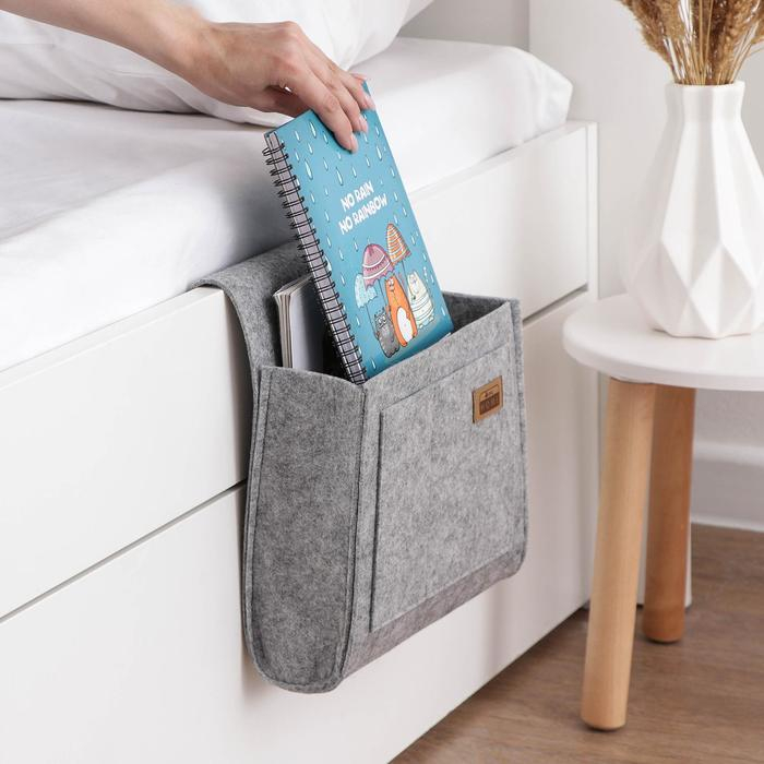 Органайзер для хранения подвесной прикроватный FETRI, 27&times;46&times;8 см