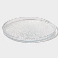 Тарелка стеклянная с бортиком &laquo;Нуук&raquo;, d=21 см