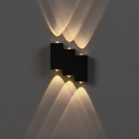 Светильник фасадный «Луч», FSD-011, 6 Вт, 3000К, 3 луча, IP65, 220 В, металл, черный Светильник фасадный «Луч», FSD-011, 6 Вт, 3000К, 3 луча, IP65, 220 В, металл, черный