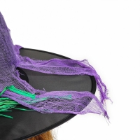 Карнавальная шляпа &laquo;Ведьма&raquo;, цвета МИКС