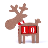 Вечный календарь &laquo;Олень&raquo; 15 &times; 3 &times; 17 см