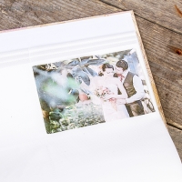 Фотоальбом на 400 фото 10х15см "Листья и шары" золот.обвод. в коробке МИКС 33,5х27,5х5,5см