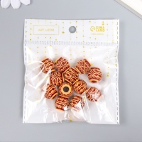 Бусины для творчества пластик "Этно. Завитки" набор 20 гр d=1,5 см