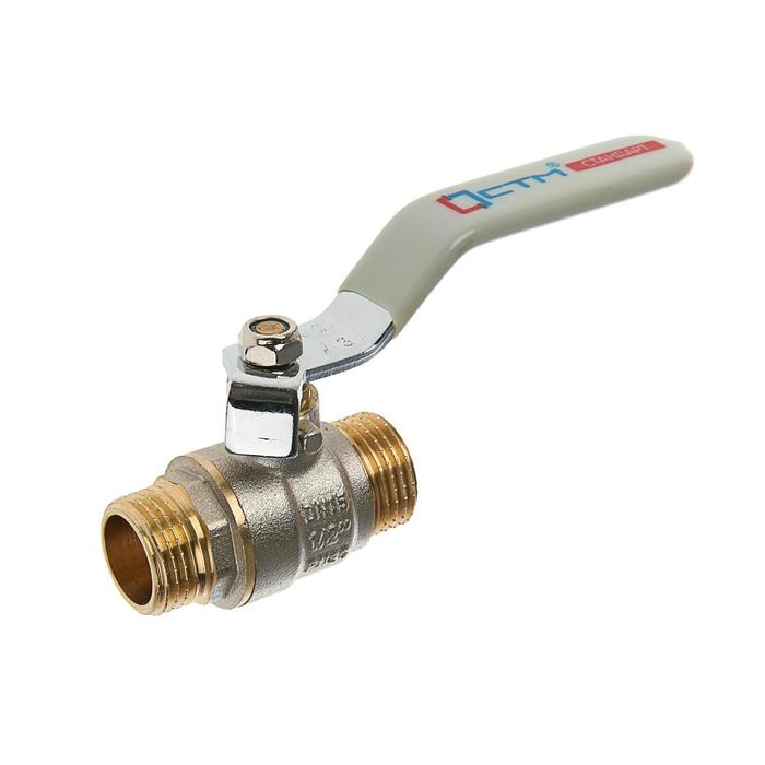 Кран шаровой Кран шаровой "СТМ" Стандарт, PN40, наружная/наружная резьба 1/2", рычаг