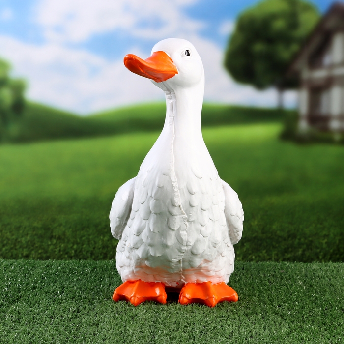 Садовая фигура Садовая фигура "Гусь" 23х14х30см ///