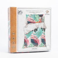 Постельное белье Этель 2 сп Colored tropics (вид 1) 175*215 см, 200*220 см,70*70 см -2 шт