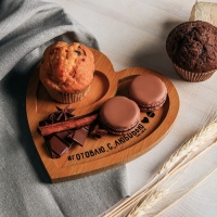 Менажница деревянная &laquo;Готовлю с любовью&raquo;, 19 х 17.5 см