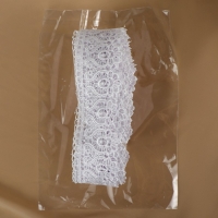 Кружево гипюровое, 46 мм &times; 11 &plusmn; 1 м, цвет белый