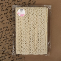 Кружево вязаное, 50 мм &times; 10 &plusmn; 1 м, цвет бежевый