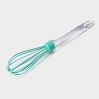 Венчик для взбивания Доляна &laquo;Лёд&raquo;, 25 см, цвет бирюзовый