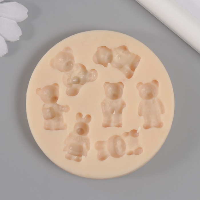 Молд силиконовый Молд силиконовый "Игрушки" 2,5х1,3 см МИКС