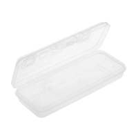 Пенал-футляр Стамм Cristal, 90 х 210 х 40 мм, пластиковый, прозрачный Пенал-футляр Стамм Cristal, 90 х 210 х 40 мм, пластиковый, прозрачный