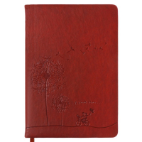 Ежедневник недатированный А5, 148 листов в линейку, обложка пвх, МИКС