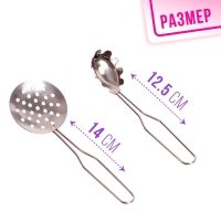 Набор металлической посуды &laquo;Поварёнок&raquo;, 7 предметов