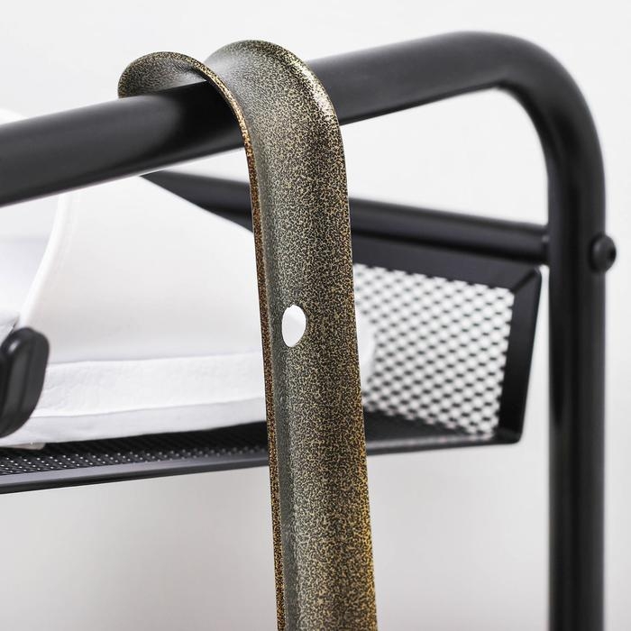 Ложка для обуви, 70 см, толщина 1,5 мм, цвет бронза антик