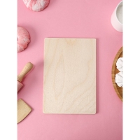 Доска разделочная деревянная Доляна &laquo;Правила нашего дома&raquo;, 25&times;16,5 см