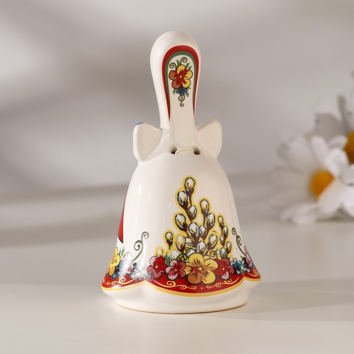 Колокольчик "Бант Пасха 4", 9,5 см