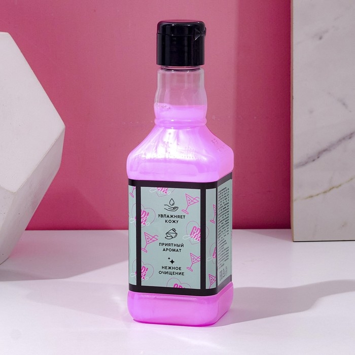 Гель для душа во флаконе виски, 250 мл, аромат ягодного коктейля, Новый Год Гель для душа во флаконе виски, 250 мл, аромат ягодного коктейля, Новый Год