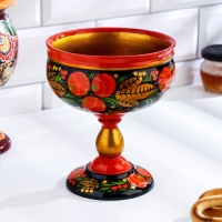 Фруктовница на ножке «Хохлома» Фруктовница на ножке «Хохлома»