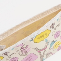 Косметичка на молнии, цвет бежевый Косметичка на молнии, цвет бежевый