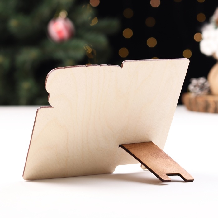 Подставка под телефон с календарем Подставка под телефон с календарем "Год без забот!" символ года, шампанское