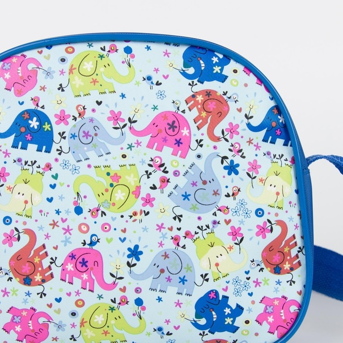 Сумка на молнии, цвет синий/голубой Сумка на молнии, цвет синий/голубой