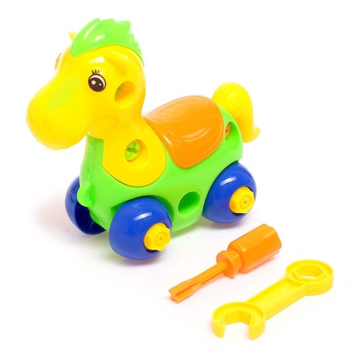 Конструктор винтовой &laquo;Лошадка&raquo;, 20 деталей