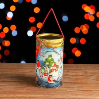 Новый год. Подарочная коробка, тубус «Снегири» 120 х 220 мм (200 мм внутр. высота). Новый год. Подарочная коробка, тубус «Снегири» 120 х 220 мм (200 мм внутр. высота).