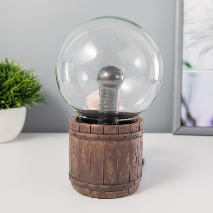 Плазменный шар Плазменный шар "Умиротворение" синий 13х7х17 см RISALUX