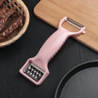 Овощечистка Доляна «Мостик», 19 см, цвет МИКС Овощечистка Доляна «Мостик», 19 см, цвет МИКС