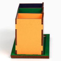 Органайзер для канцелярии тройной, на подставке &laquo;Сова&raquo;, 6,5 х 6,3 х 9,2 см