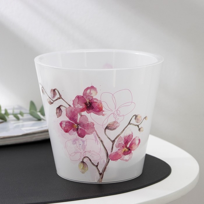 Кашпо для орхидей «Фиджи», 1,6 л, дизайн МИКС Кашпо для орхидей «Фиджи», 1,6 л, дизайн МИКС