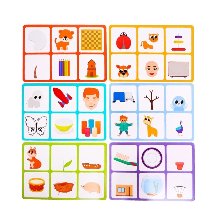 Развивающая игра IQ-лото &laquo;Дополни картинку&raquo;