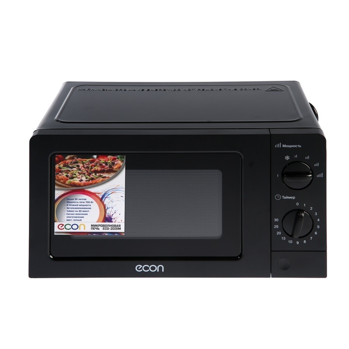 Микроволновая печь ECON ECO-2031M, 700 Вт, 20 л, 1 режим, цвет чёрный Микроволновая печь ECON ECO-2031M, 700 Вт, 20 л, 1 режим, цвет чёрный