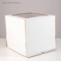 Кондитерская упаковка с окном, 25 х 25 х 24 см Кондитерская упаковка с окном, 25 х 25 х 24 см