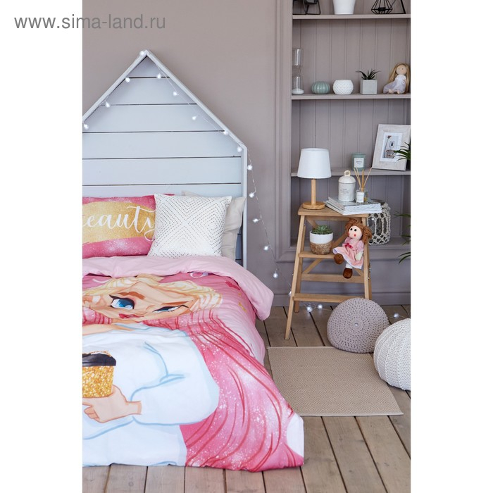 Постельное бельё &laquo;Этель&raquo; 1.5 сп Fashion girl 143х215 см, 150х214 см, 50х70 см -1 шт,100% хлопок, бязь