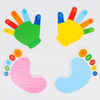 Развивающий игровой набор &laquo;Ладошки и ножки&raquo; 16 карточек+Задания, Крошка Я