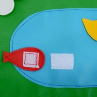 Коврик развивающий тактильный &laquo;Домик&raquo;, 60 &times; 50 см, по методике Монтессори