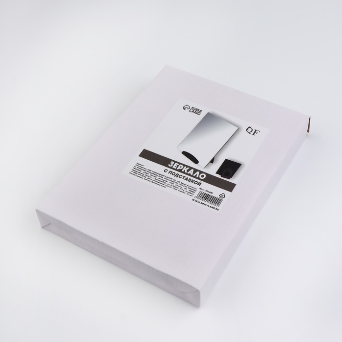 Зеркало настольное, зеркальная поверхность 15 × 19,8 см, цвет чёрный Зеркало настольное, зеркальная поверхность 15 × 19,8 см, цвет чёрный