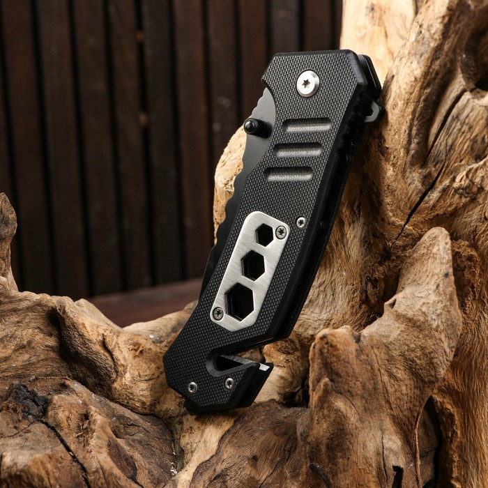 Нож складной Нож складной "Лидер" 20см, клинок 84мм/3мм, со стропорезом