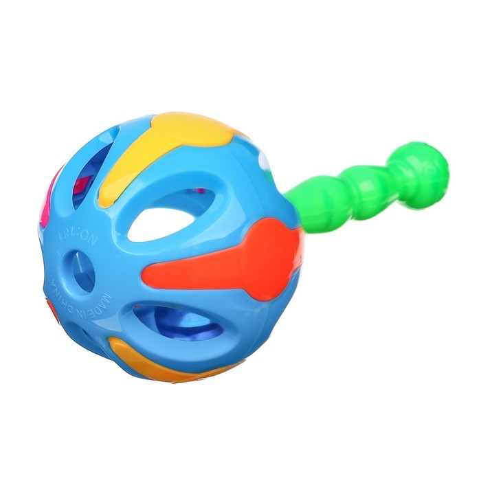 Погремушка «Яркий маракас», 17 см, цвет МИКС, Крошка Я Погремушка «Яркий маракас», 17 см, цвет МИКС, Крошка Я