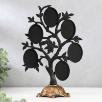 Фоторамка пластик на 6 фото 4,5х3 см "Дерево с плодами" тёмное золото 26,5х19,5х11 см Фоторамка пластик на 6 фото 4,5х3 см "Дерево с плодами" тёмное золото 26,5х19,5х11 см