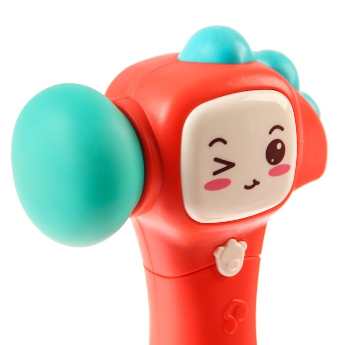 Музыкальная погремушка &laquo;Молоточек&raquo;, светится, цвет МИКС, Крошка Я