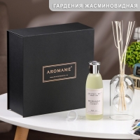 Диффузор ароматический в подарочной упаковке "Aromame", гардения жасминовидная, 120 мл Диффузор ароматический в подарочной упаковке "Aromame", гардения жасминовидная, 120 мл
