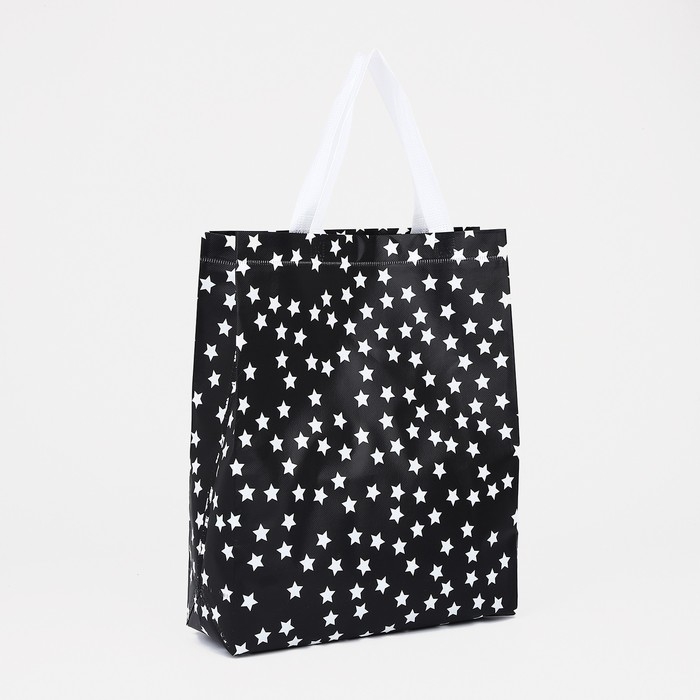 Сумка хозяйственная без застёжки, цвет чёрный Сумка хозяйственная без застёжки, цвет чёрный