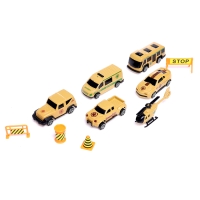 Грузовик «Перевозчик», в комплекте 6 машин и дорожные знаки Грузовик «Перевозчик», в комплекте 6 машин и дорожные знаки